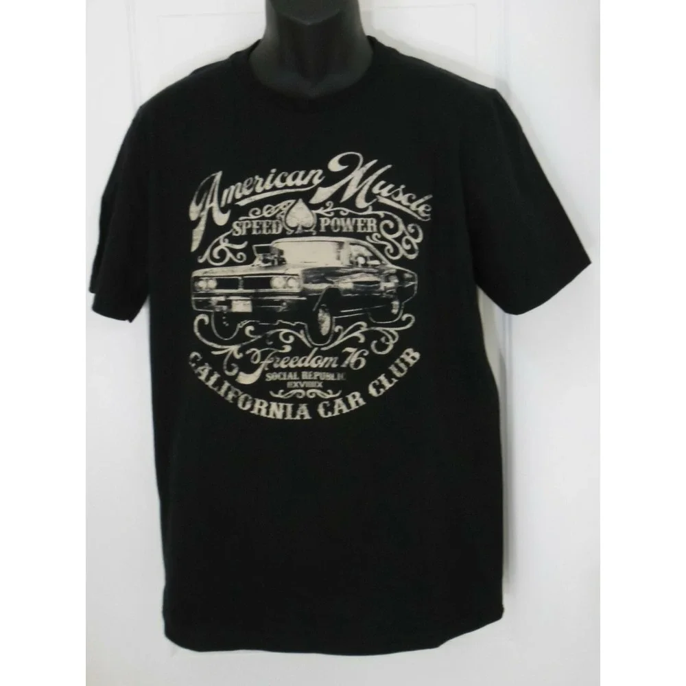 The North Face‎ Mens Black Short Sleeve Crew Neck Graphic T Shirt Size Medium
